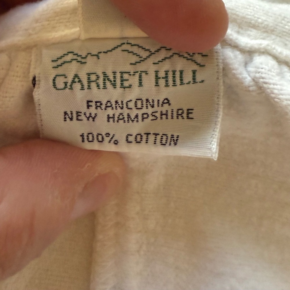 Cottagecore Floral Cotton Maxi Lounge House Dress Caftan Nightgown L Garnet Hill - Picture 6 of 8